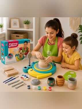Kids Pottery Wheel Playset by